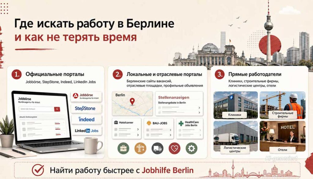 Поиск вакансий в Берлине