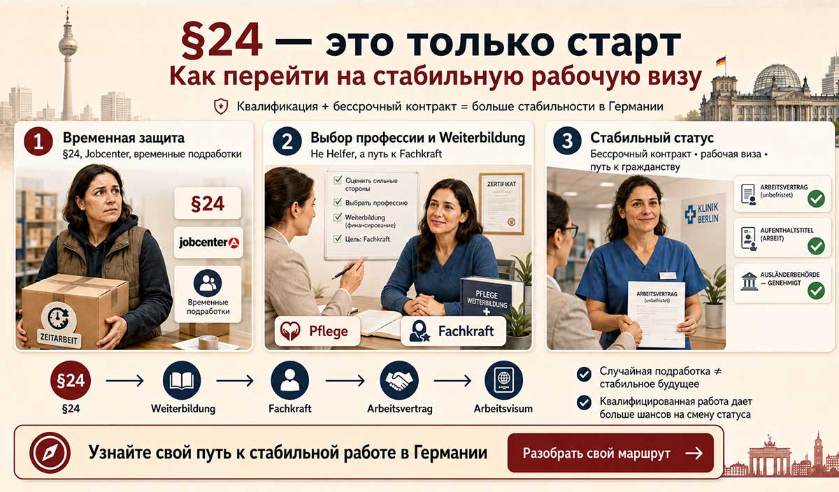 Инфографика как сменить 24-й параграф на рабочую визу